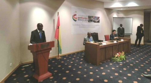 幾內亞比紹總統瓦斯閣下在“洽談會”上致詞