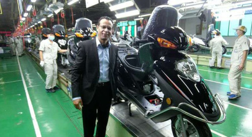 Visit to the facilities of motorcycle manufacturer Grand River Group
