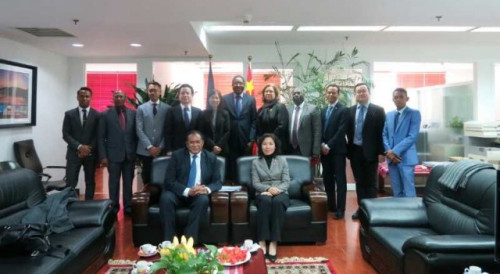 Meeting with the Ambassador to China of East Timor