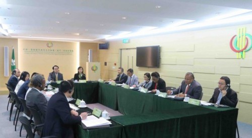 Delegação da Comissão Municipal de Tianjin da CCPPC visitou Secretariado Permanente do Fórum de Macau