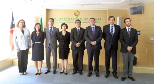 Visita do Secretário de Estado da Internacionalização de Portugal ao Secretariado Permanente do Fórum de Macau