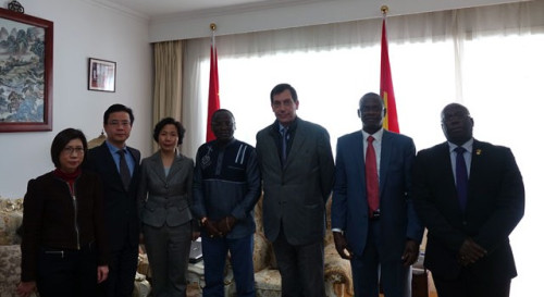 Encontro na Embaixada da Guiné-Bissau na China