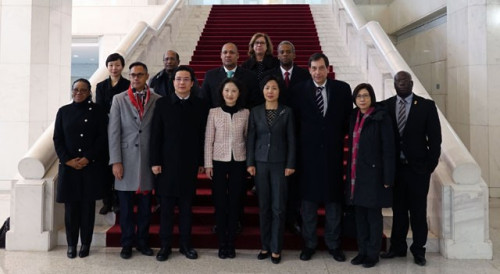 Visit to the Department of Taiwan, Hong Kong and Macao Affairs of the Ministry of Commerce