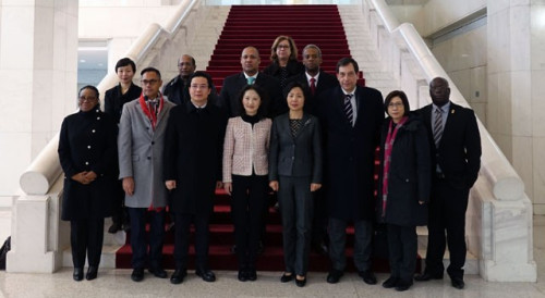 Visita ao Departamento dos Assuntos de Taiwan, Hong Kong e Macau do Ministério do Comércio da China