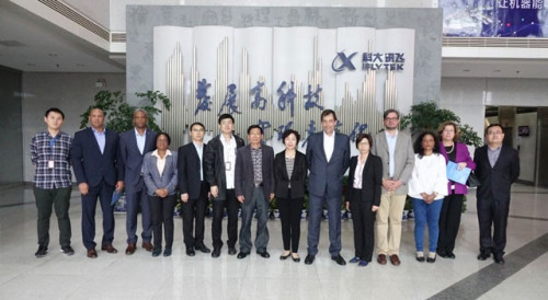 Delegation visits FLYTEK Co. Ltd