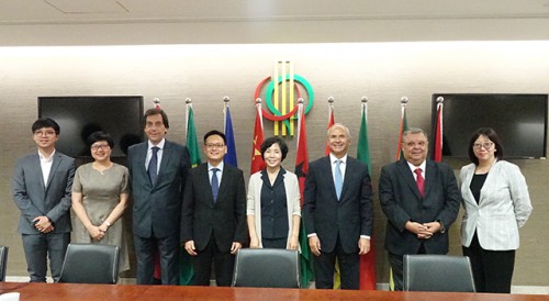 Visita da Câmara de Comércio e Indústria Luso-Chinesa ao Secretariado Permanente do Fórum de Macau