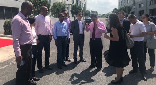Visit to the site of the Beihai, Macao, Portuguese-speaking Countries Industrial Park
