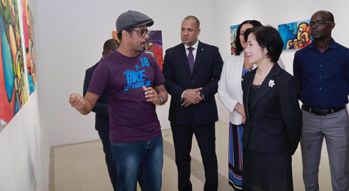 Official opening ceremony of the Cabo Verde Visual Arts Exhibition