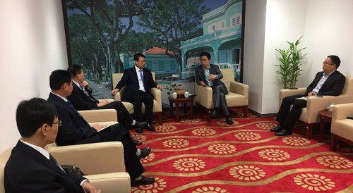 Delegação da Comissão de Reforma e Desenvolvimento de Shandong visita Fórum de Macau