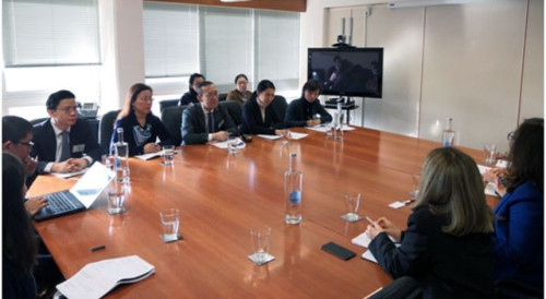 The delegation meets the Director-General of Portugal’s Economic Activities of Ministry of Economy