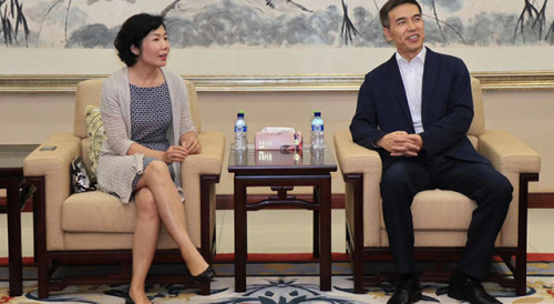 Secretary-General Xu Yingzhen meets with Chinese Ambassador Xiao Jianguo