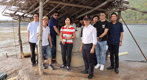 Visita ao projecto de maricultura em Timor-Leste da Yuan Long Ping High-Tech Agriculture Co. Ltd.