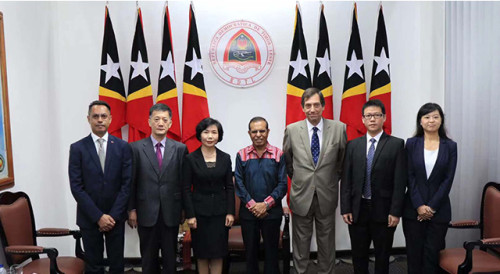 Meeting between the Prime Minister of Timor-Leste and the delegation of the Permanent Secretariat of Forum Macao