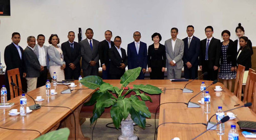 Visit by the delegation of the Permanent Secretariat of Forum Macao to the Minister for Foreign Affairs and Cooperation of Timor-Leste, Dionísio da Costa Babo Soares