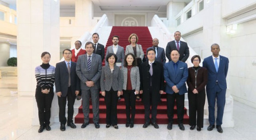 Visiting the Department of Taiwan, Hong Kong and Macao Affairs at the Ministry of Commerce of the People’s Republic of China