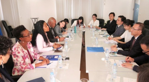  Delegation meets with the President of the Cabo Verde TradeInvest, Ms Ana Barber