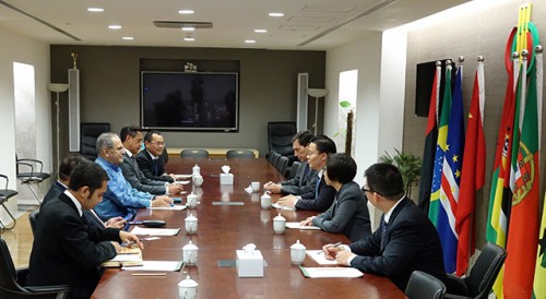 Ex-Presidente de Timor-Leste Dr. José Manuel Ramos-Horta visitou o Secretariado Permanente do Fórum de Macau