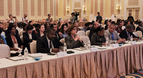 Representatives of the Portuguese-speaking Countries in the Permanent Secretariat of Forum Macao attend the event