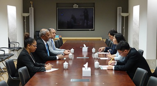 Visita do Ministro da Saúde e da Segurança Social de Cabo Verde ao Secretariado Permanente do Fórum de Macau