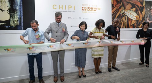 Inauguração das exposições de artes plásticas da Semana Cultural da China e dos Países de Língua Portuguesa