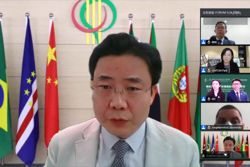 Uso da palavra pelo Secretário-Geral Adjunto, Dr. Ding Tian