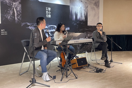  Intercâmbio entre Sr. Lai Sio Kit e os grupos locais de música e artes