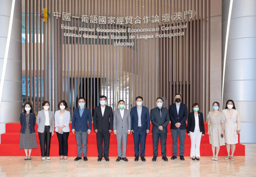 中國—上海合作組織地方經貿合作示範區管理委員會到訪