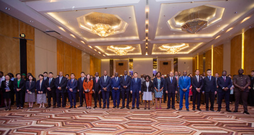 Recepção do Secretariado Permanente do Fórum para a Cooperação Económica e Comercial entre a China e os Países de Língua Portuguesa (Macau) em Luanda
