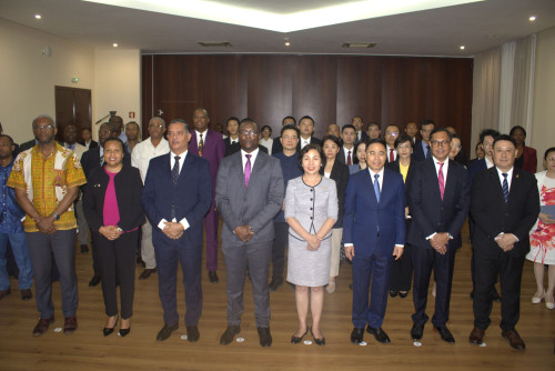 Recepção do Secretariado Permanente do Fórum de Macau realizada em São Tomé