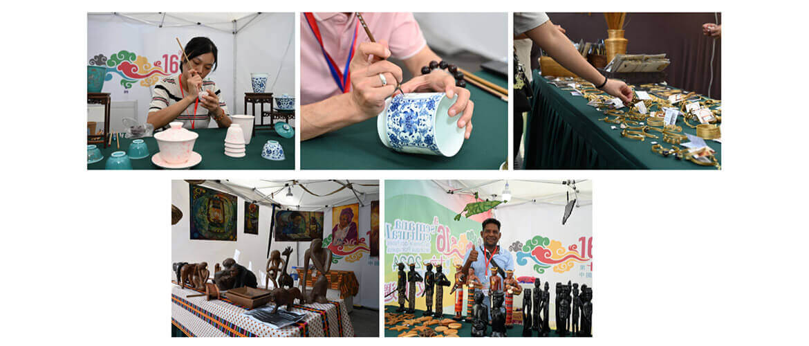 Handicraft market at 16th Cultural Week of China and Portuguese-speaking Countries